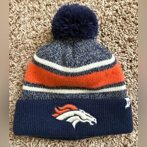 ‘47 Brand Denver Broncos Knit Beanie Pom Hat